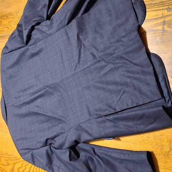 CANALI Mens Blazer WOOL 50 GRAY BLUE Preowned Coat Jacket Sport ? Used Formal - Picture 8 of 8